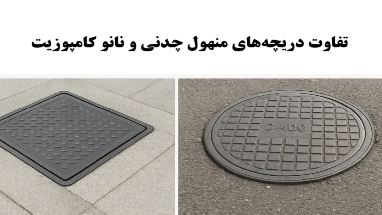 تفاوت دریچههای منهول چدنی و نانو کامپوزیت