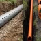 نصب لوله زهکشی PVC را در اطراف موانع